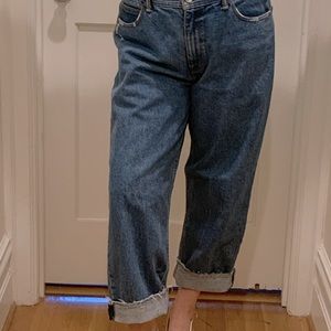 BDG boyfriend cut-cuff jeans; size 34 X 30